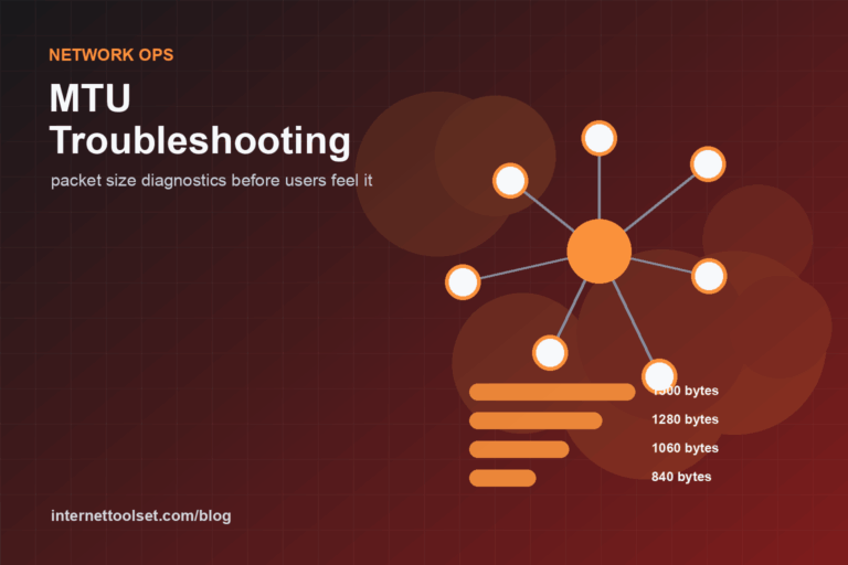 mtu troubleshooting packet size diagnostics